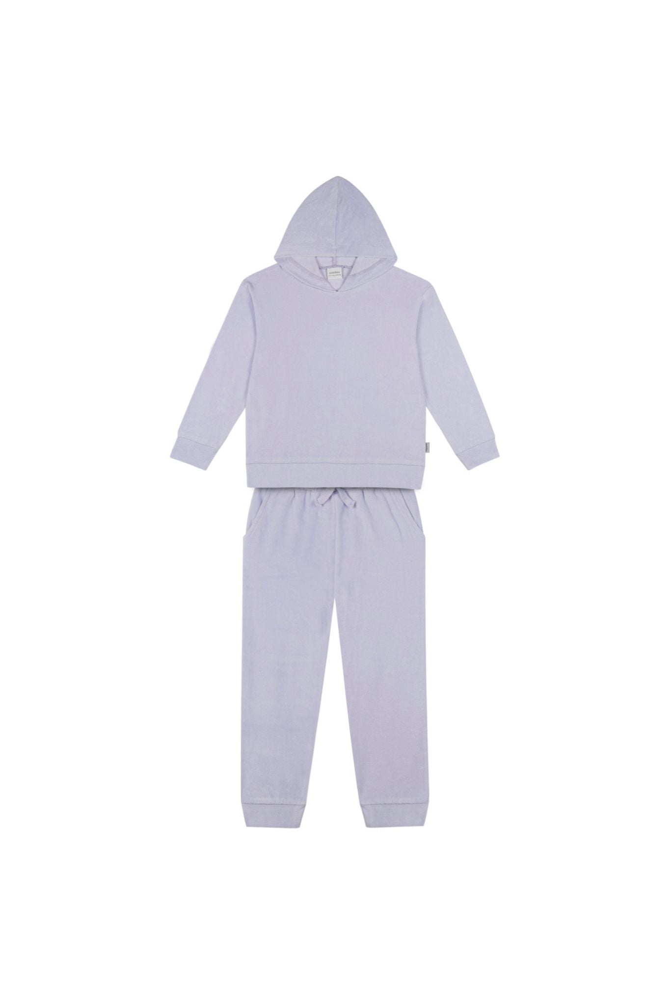 Organic Lilac Velour Sweatsuit Set (Toddler Girl) – Bowfish Kids