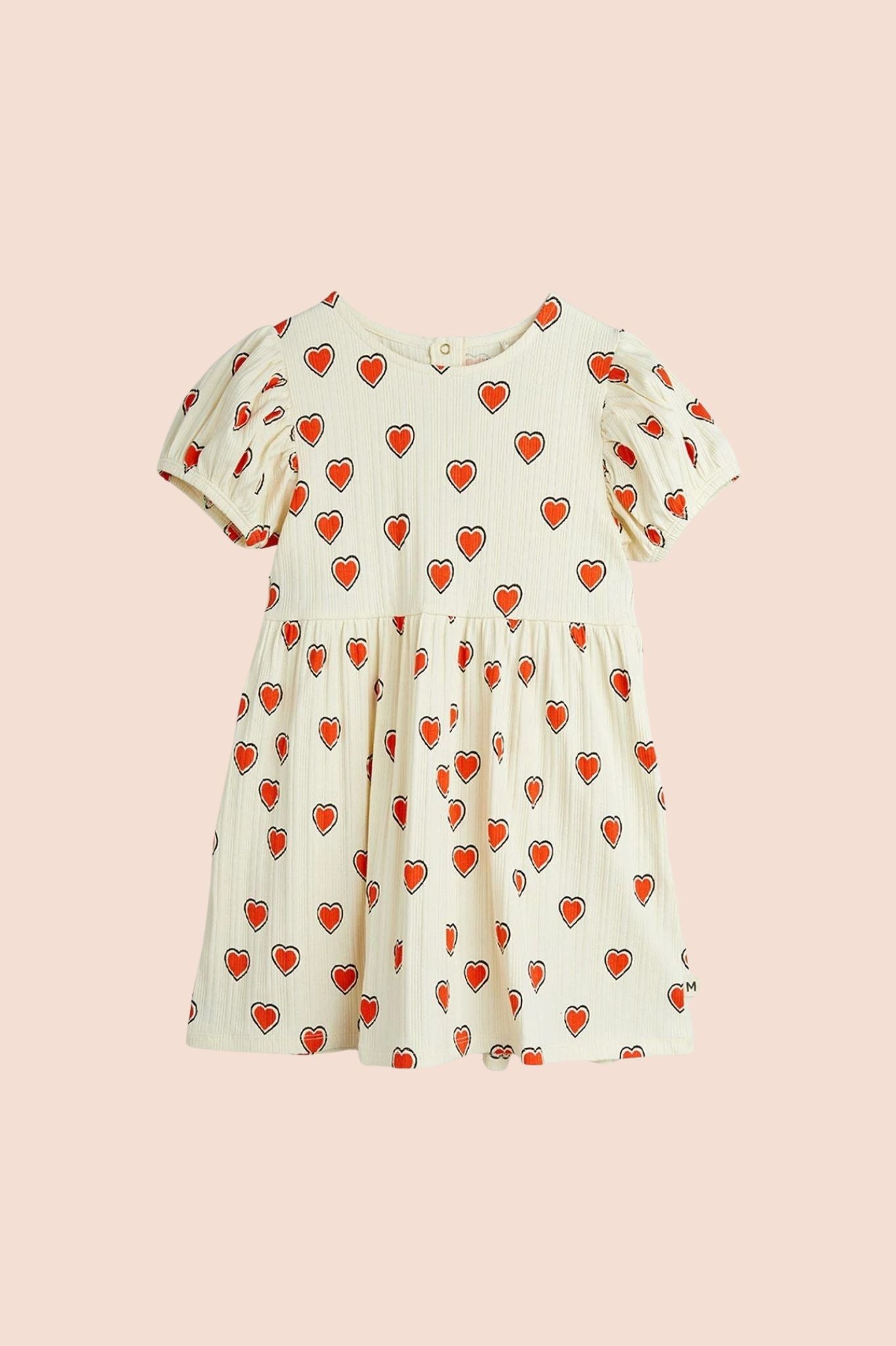 mini rodini heart dress Off White Hearts Dress (Girl) – Bowfish Kids