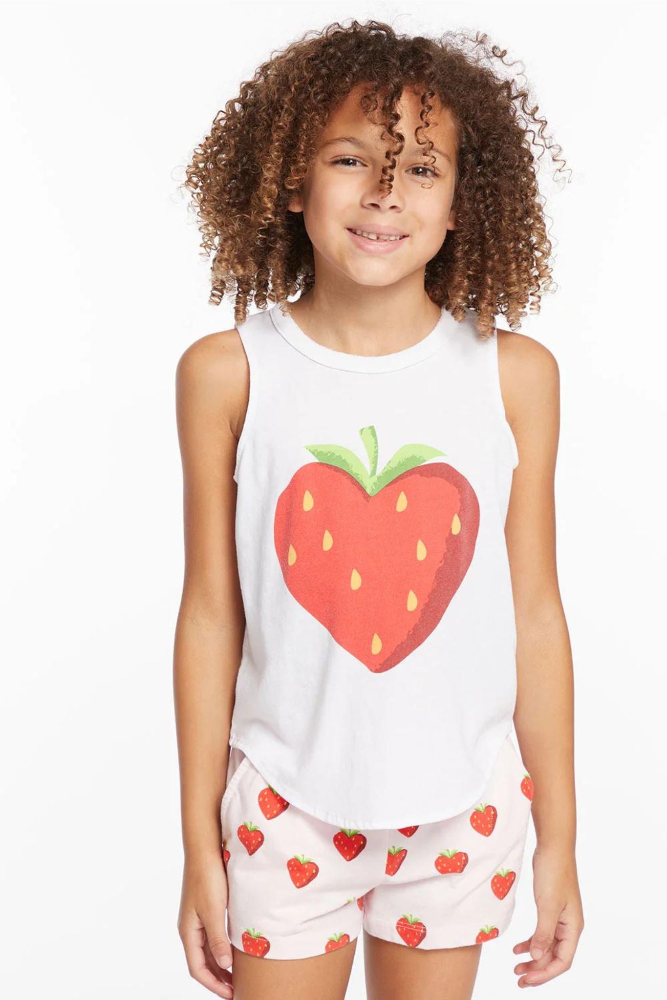 strawberry print tank top