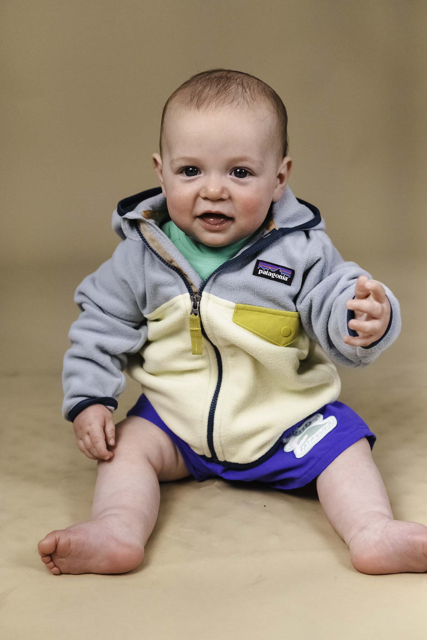 Buttercup Yellow Micro D Jacket (Baby Unisex) – Bowfish Kids display picture 1