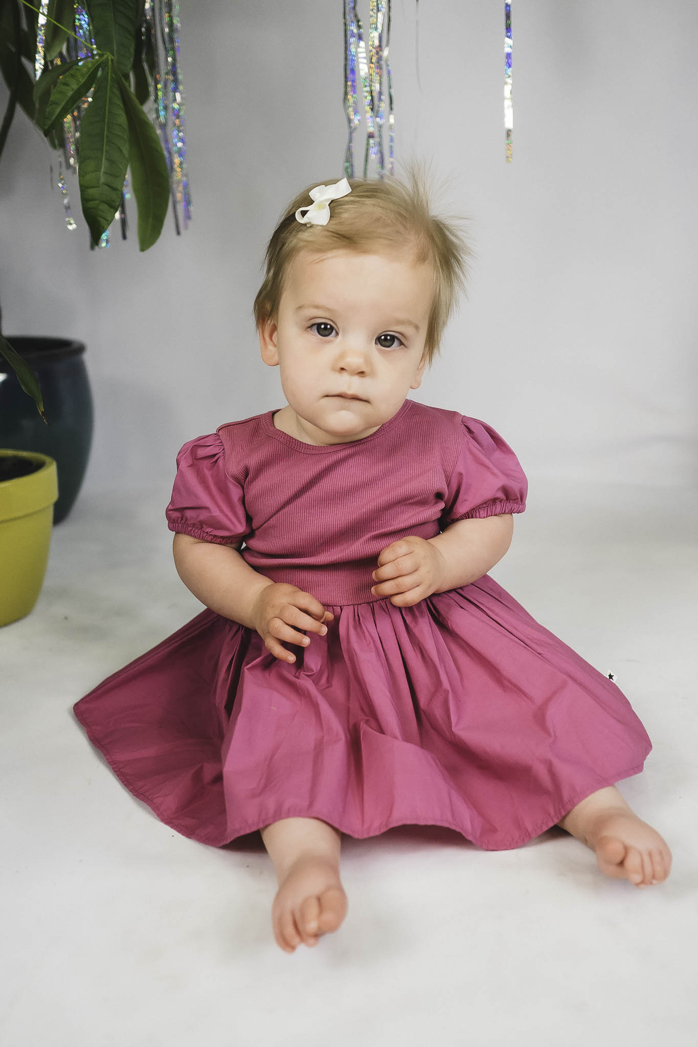 Caitlin Dark Rose Dress (Baby Girl) – Bowfish Kids