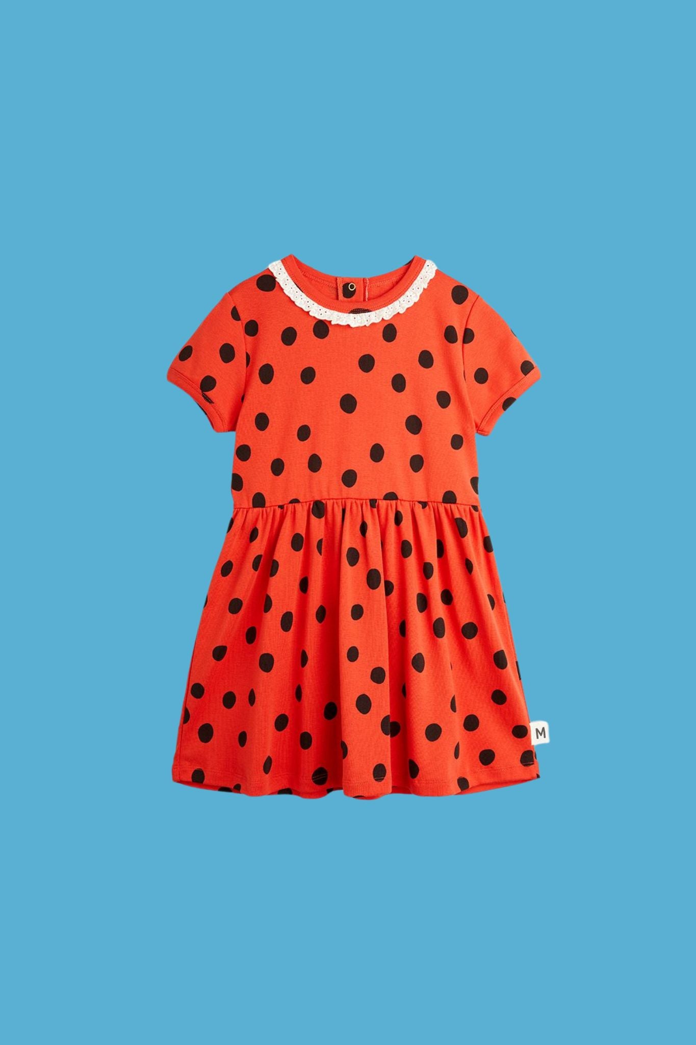 Organic Lady Bug Dot Dress (Girl) – Bowfish Kids