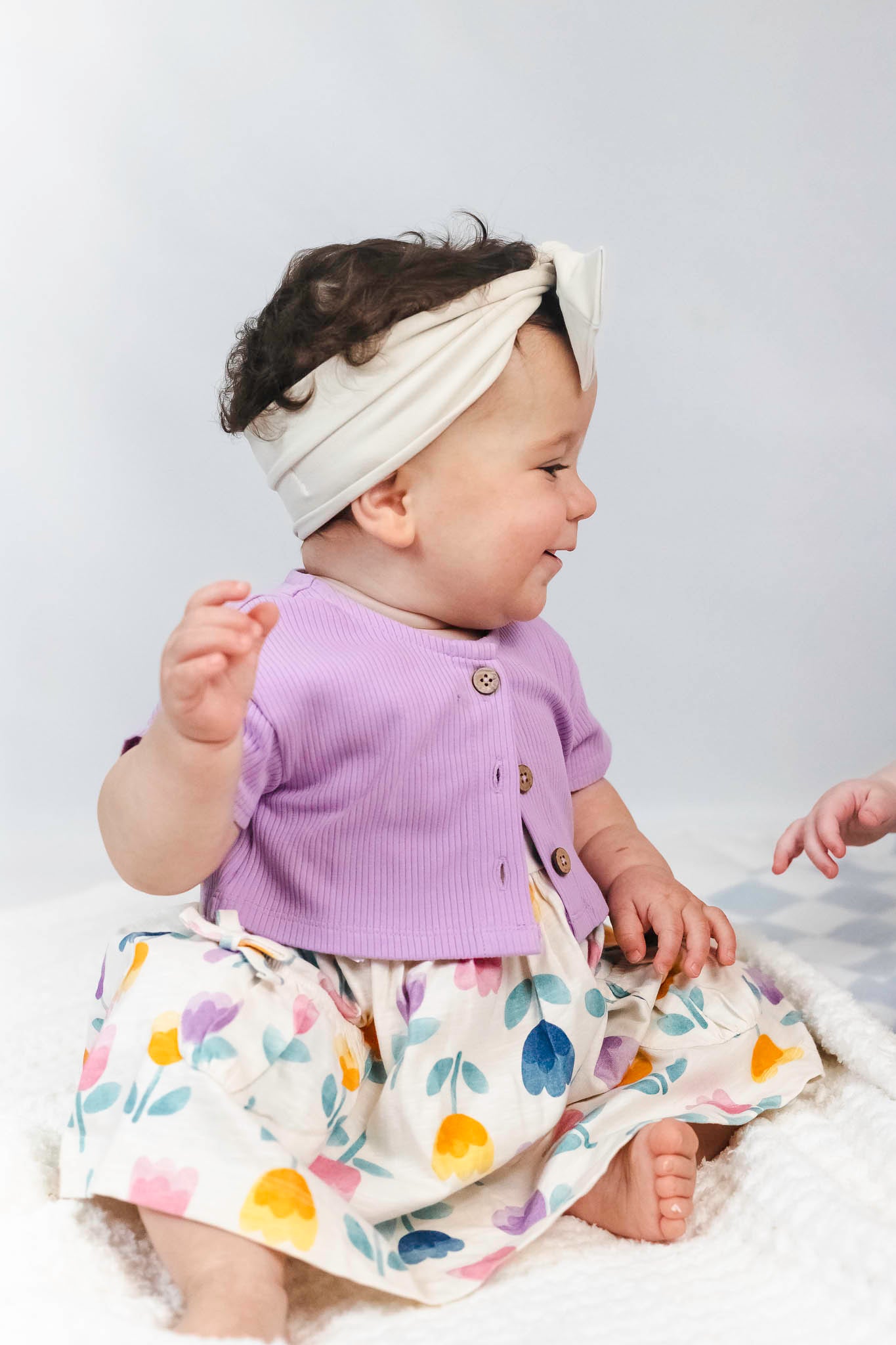 Lilac 2-Piece Baby Girl Dress Set
