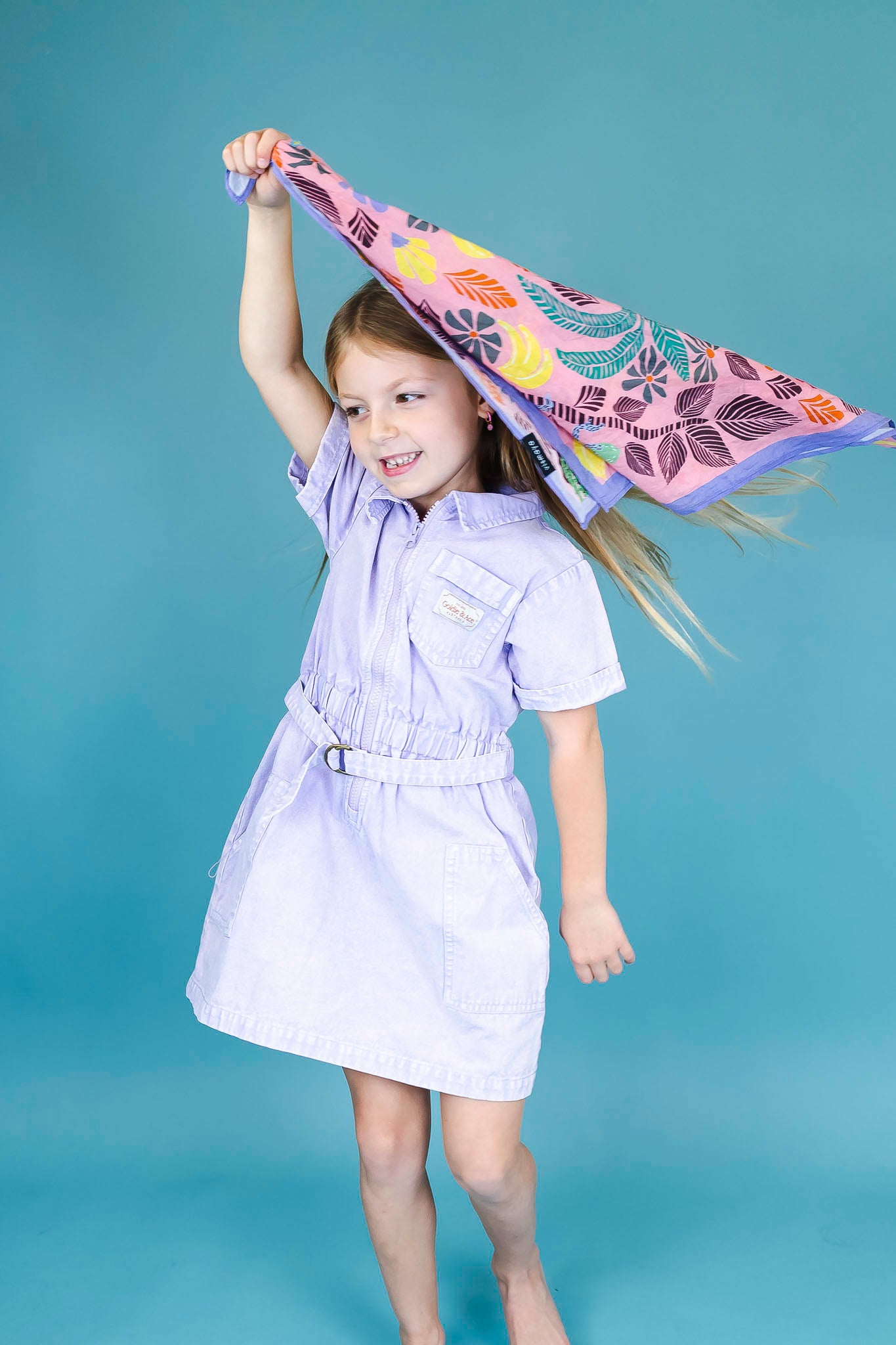 Piper Denim Belted Mauve Dress (Girl) Bowfish Kids Piper Denim Belted Mauve Dress (Girl) Bowfish Kids