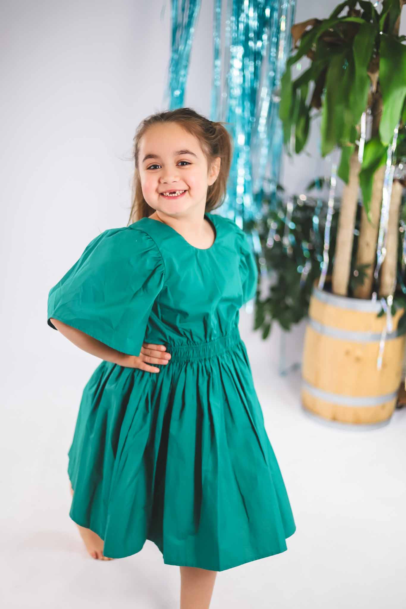 Molo Dress Cally Green for girls