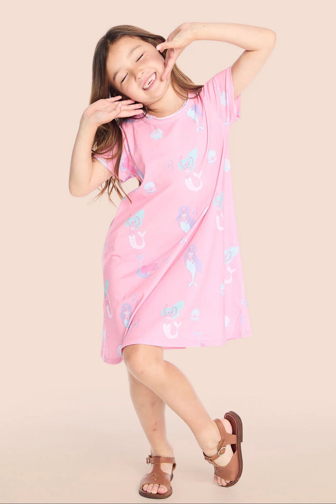 Confetti Mermaid T-Shirt Dress (Girl)