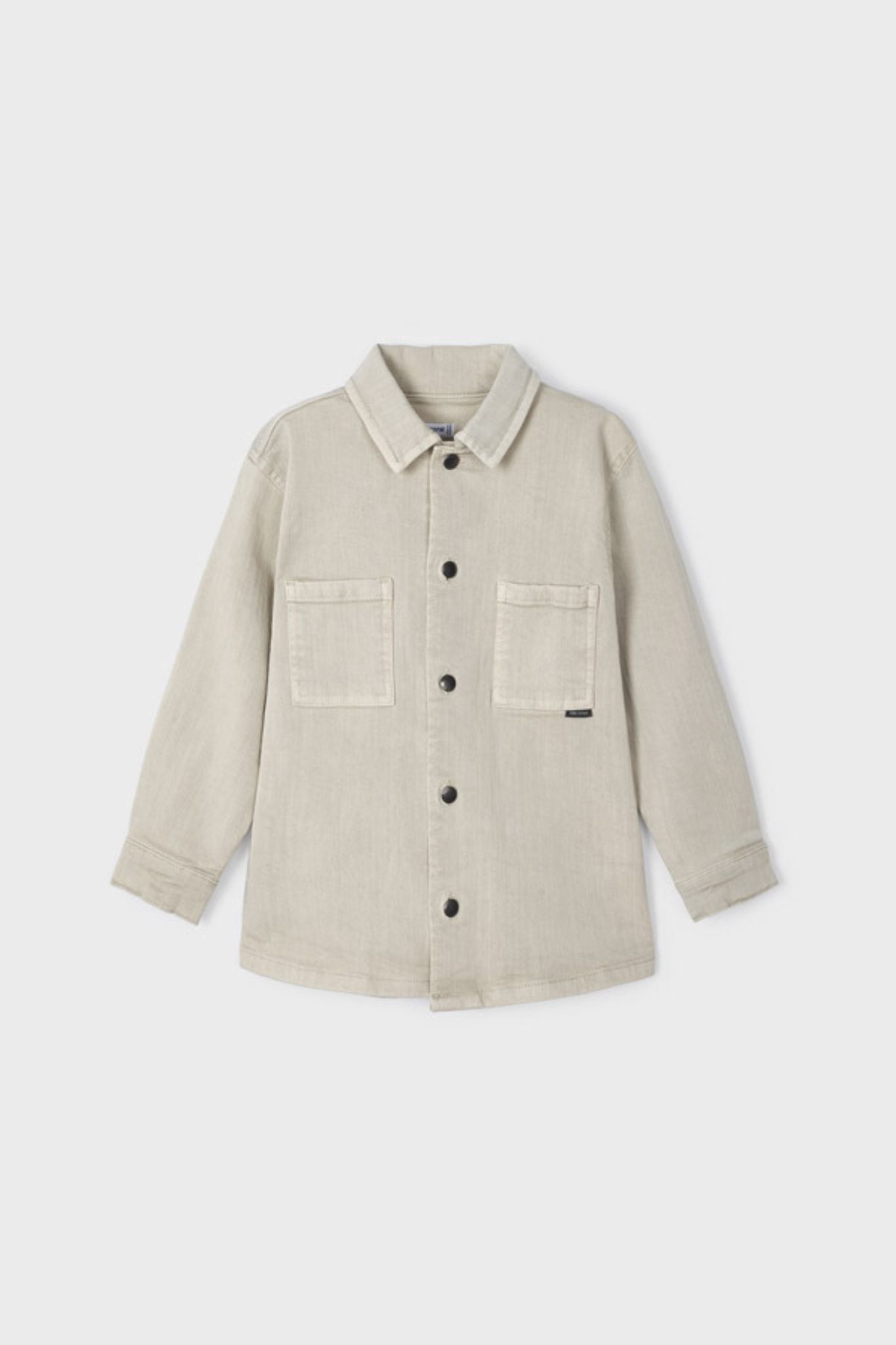 Mayoral Cement Button Up Shacket