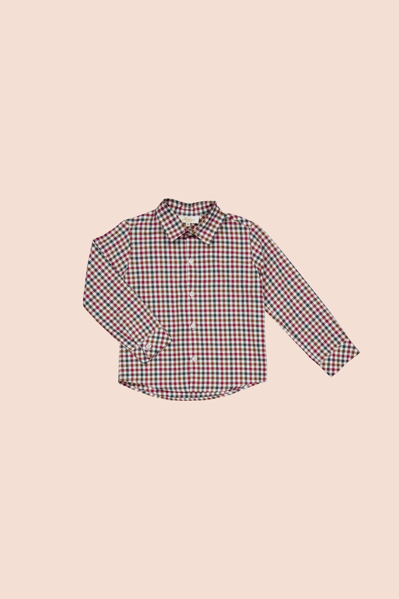 Kidiwi Arthur Pine Gingham Shirt