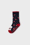 Mayoral Navy Christmas Non-Slip Socks