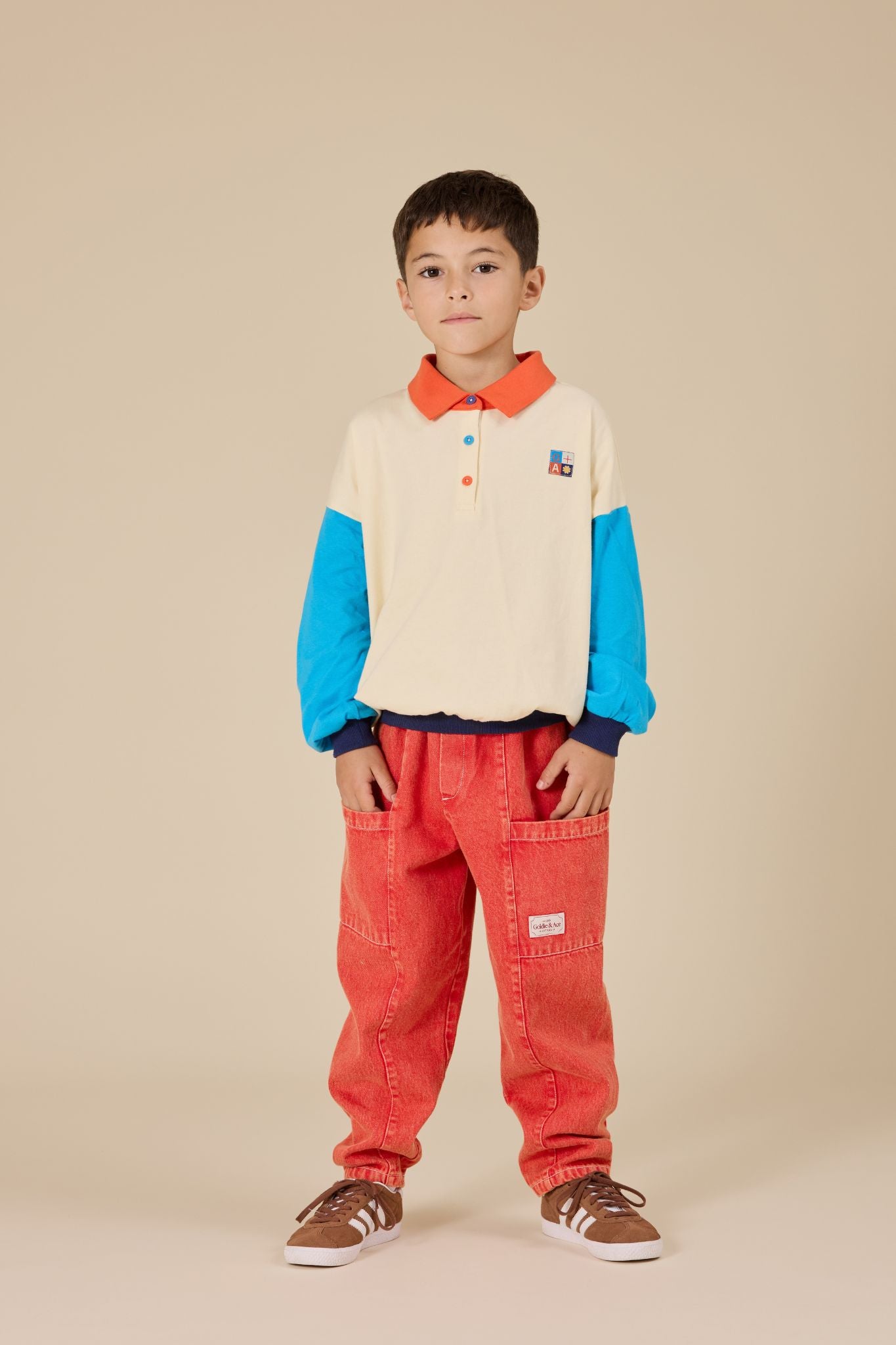 Goldie + Ace Vanilla Rugby Sweat Top