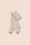 Wheat Off-White Wool Lace Tights