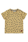 Baby Face Ochre Dotted Tshirt
