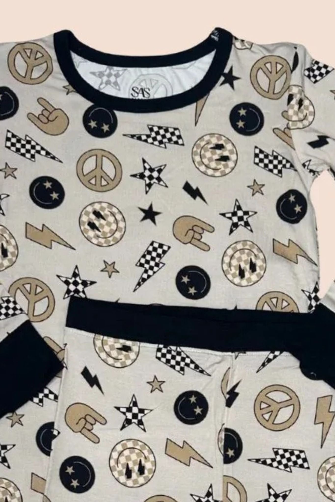 SAS Bamboo Smiley Checked Bamboo Pajamas