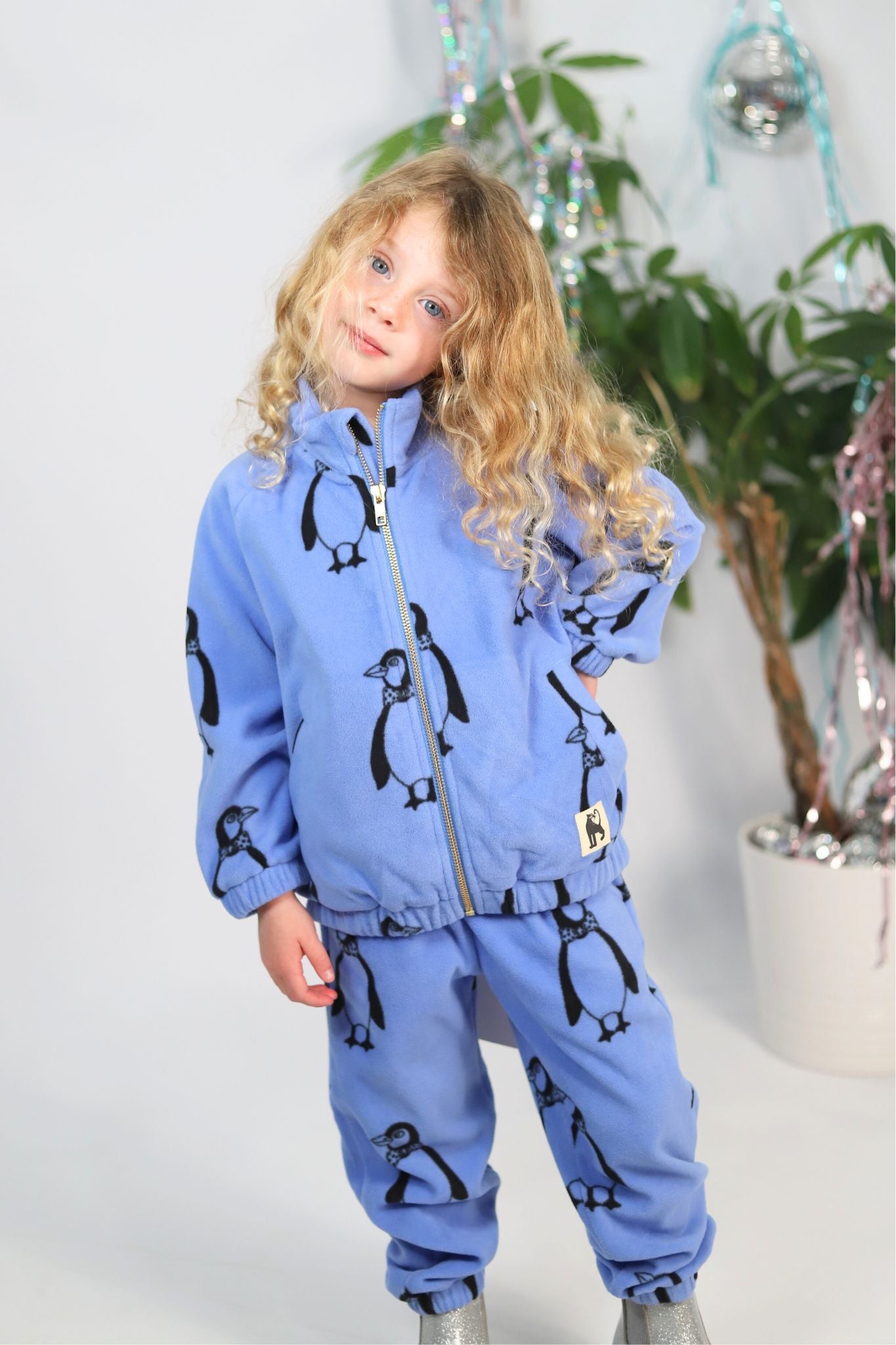 Sweatpant Penguin Kids Fleece (Unisex) – Recycled Blue Bowfish