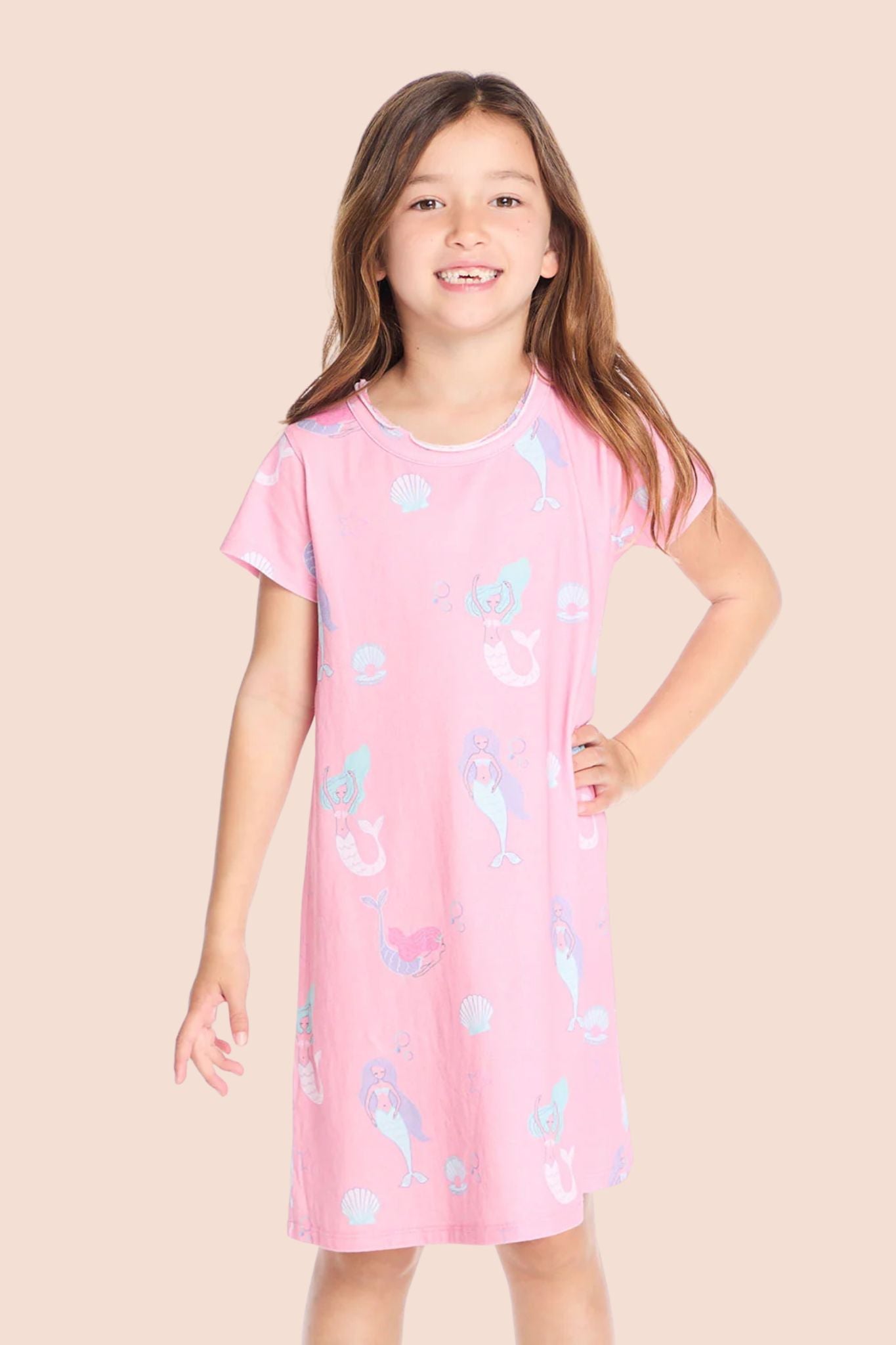 Confetti Mermaid T-Shirt Dress (Girl) – Bowfish Kids