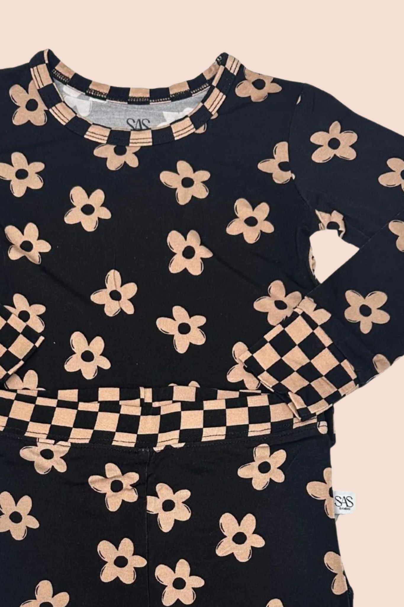 SAS Bamboo Floral Checked Bamboo Pajamas