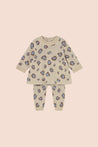 Mayoral Newborn Tapioca Cheetah Knit Set