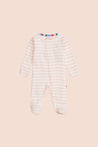 Magnetic Me Pink Stripe Organic Footie