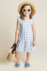 Miles the Label Dusty Blue Woven Dress