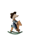 Maileg Cowboy Mouse on Rocking Horse, Little Brother
