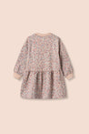 Wheat Rose Dust Floral Sweatdress
