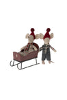 Maileg Red Sleigh - Mouse