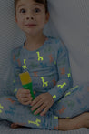 Magnetic Me Blue Party Animals Glow Pajamas