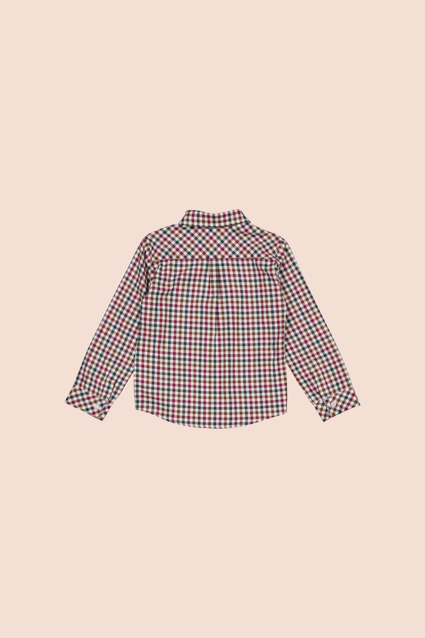 Kidiwi Arthur Pine Gingham Shirt
