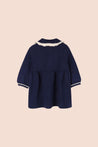 Viverano Navy Collared Dress