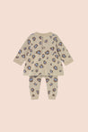 Mayoral Newborn Tapioca Cheetah Knit Set
