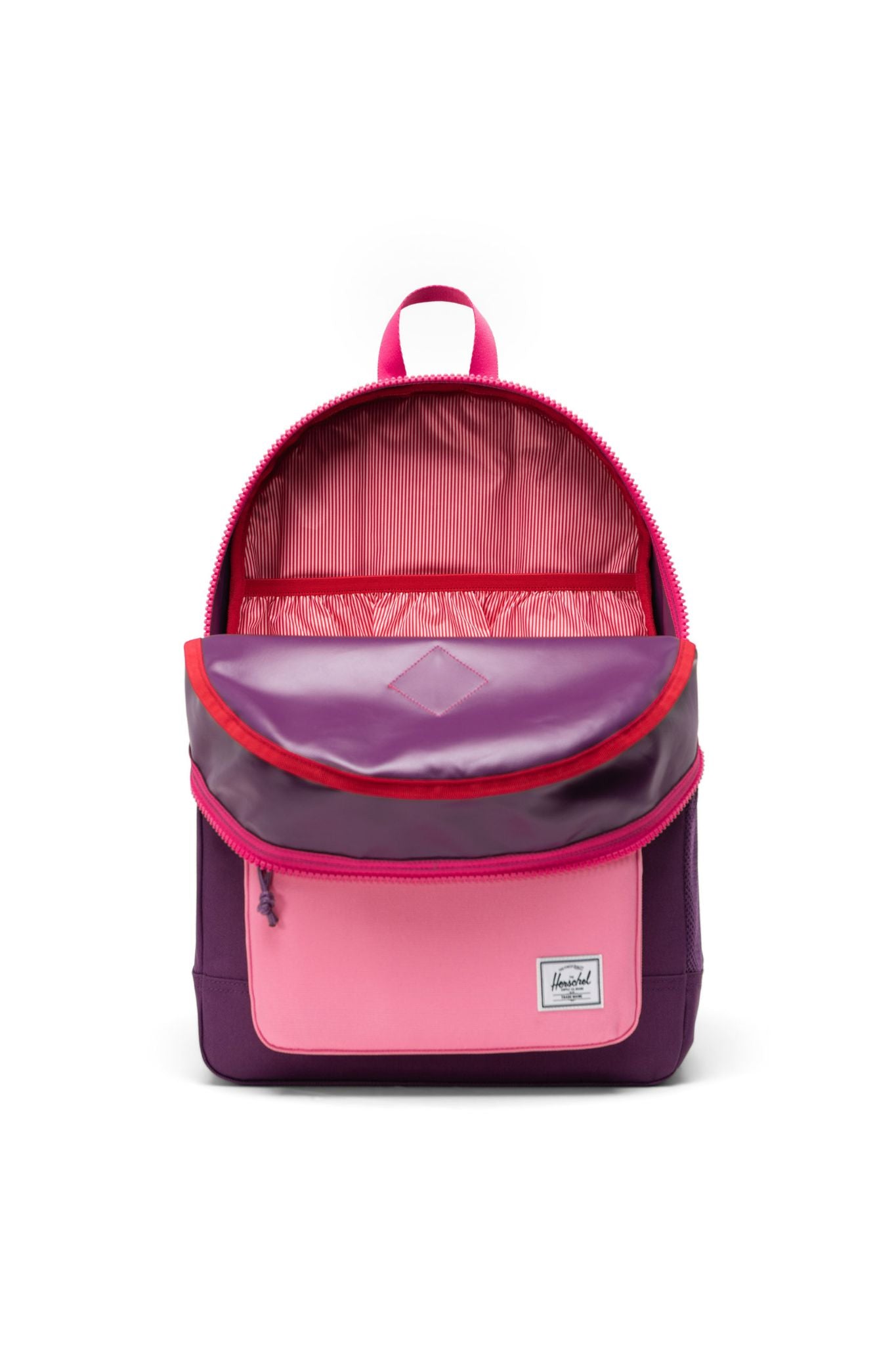 girls' herschel kids backpack Herschel Purple Colorblock Youth Backpack 26L (Girl)