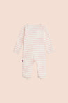 Magnetic Me Pink Stripe Organic Footie