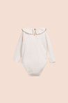 Play Up Rib Flame Frill Collar Onesie