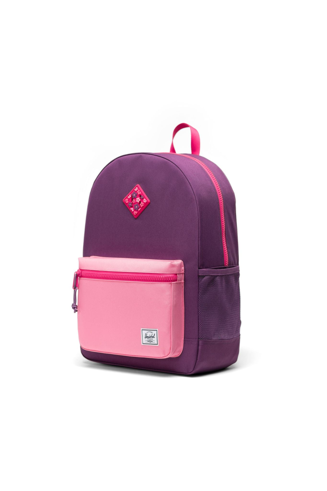 herschel backpack lilac Herschel Purple Colorblock Youth Backpack 26L (Girl) – Bowfish Kids