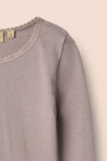 Wheat Dusty Purple Ribbed Long Sleeve