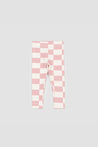 Miles the Label Pink Checkered Knit Legging 
