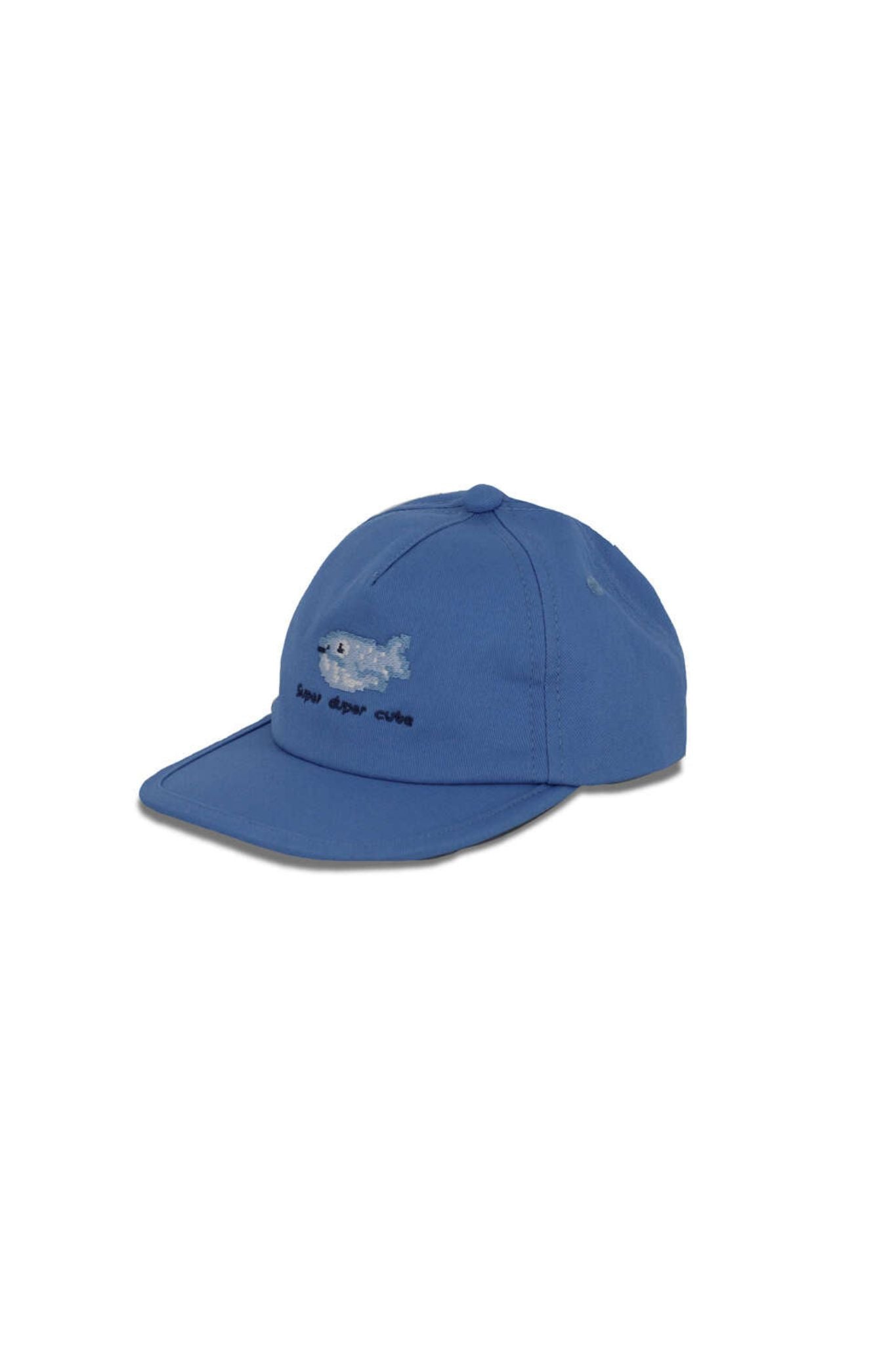 Baby Boy Embroidered Fish Cap – Soft Sun Protection – Bowfish Kids