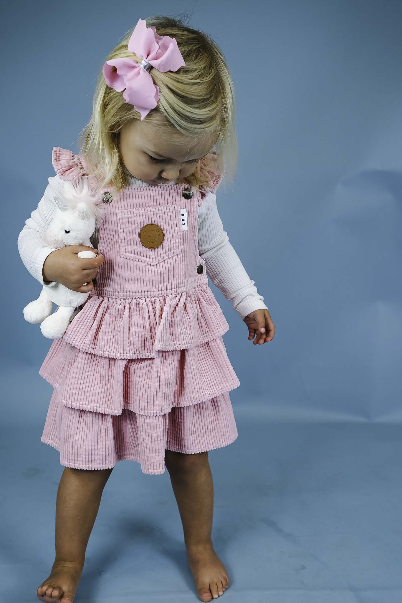 Robe Girly Tournoyante En Velours Côtelé - Pumpkin Patch - Taille 12-18 Mois (84 Cm EU) - Occasion En Très Bon état