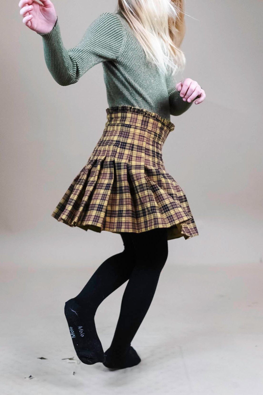 Molo Bolata Highland Check Skirt