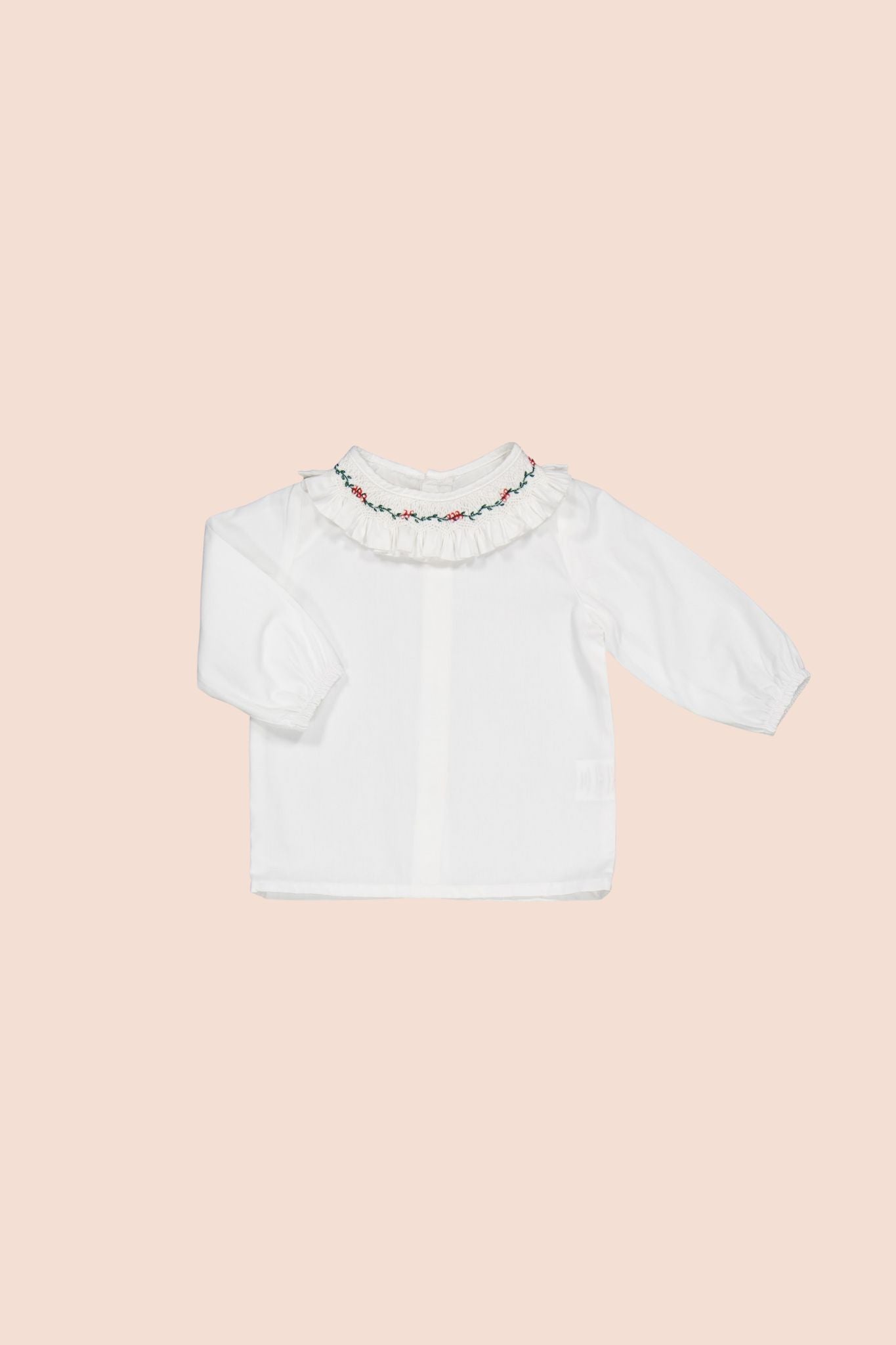Kidiwi Faye Holly Embroidered Poplin Top