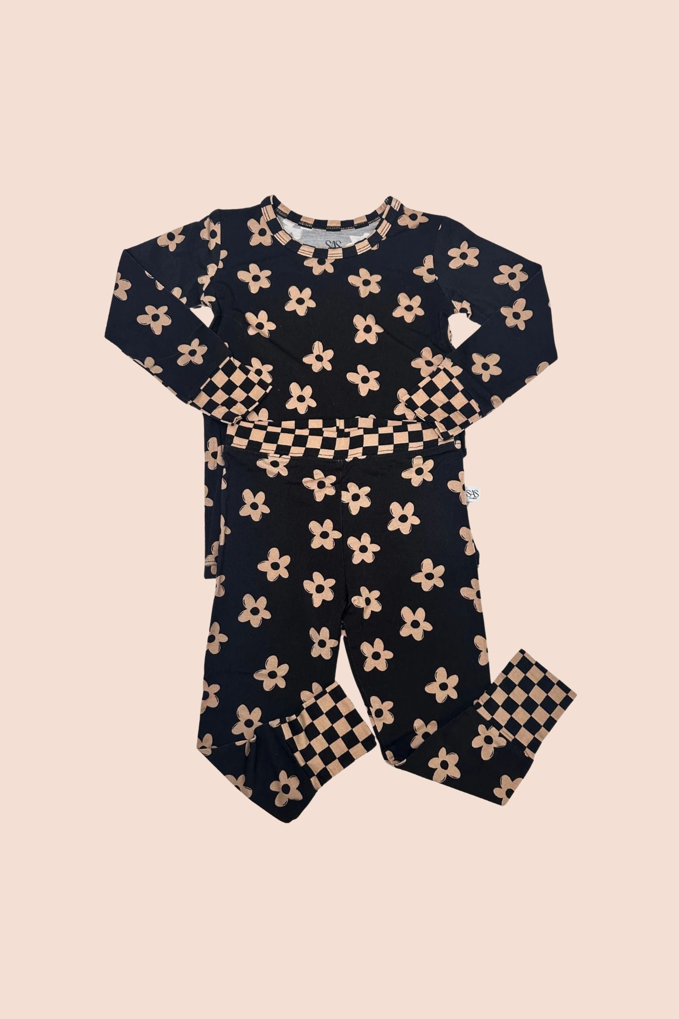 SAS Bamboo Floral Checked Bamboo Pajamas