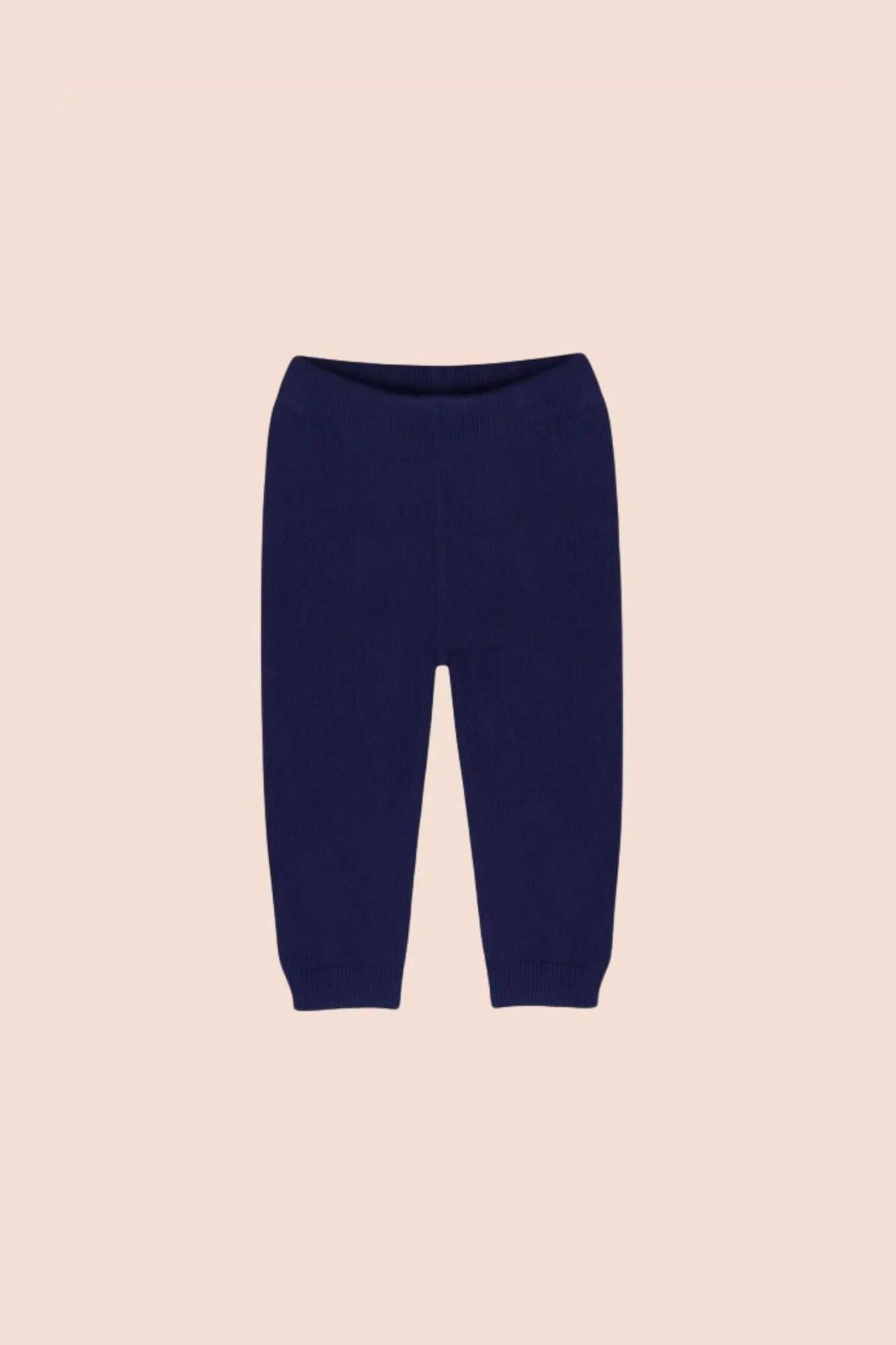 Viverano Navy Blue Knit Pants