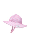 Flap Happy UPF 50 Sweet Pink Stripe Splash Hat