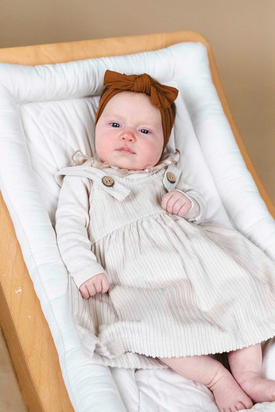 cream dress baby Cream Bodysuit Dress with Tulle Skirt - Size: 6-9M