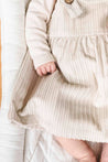 Play Up Cream Corduroy Dress