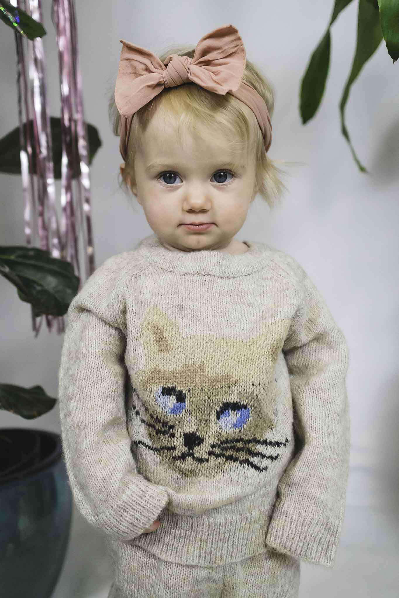 Gilby Kitten Knit Jumper (Baby Girl) – Bowfish Kids