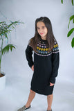 Molo Caris Nordic Forest Lambswool Dress