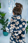 Molo Haili Flower Faux Fur Jacket