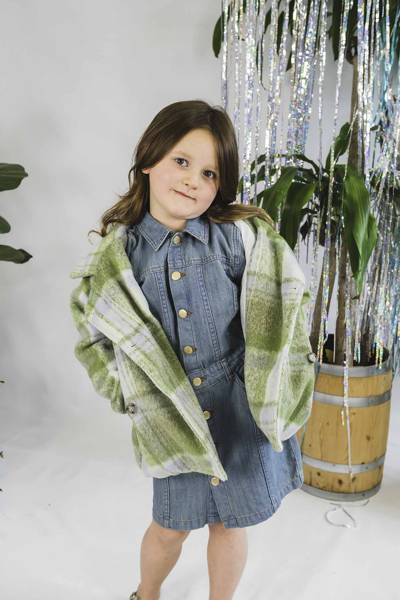 Helle Fragile Check Jacket (Girl) – Bowfish Kids