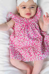 Mayoral Newborn Hot Pink Floral Dress